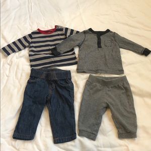 Carters outfits size 3 months, super soft